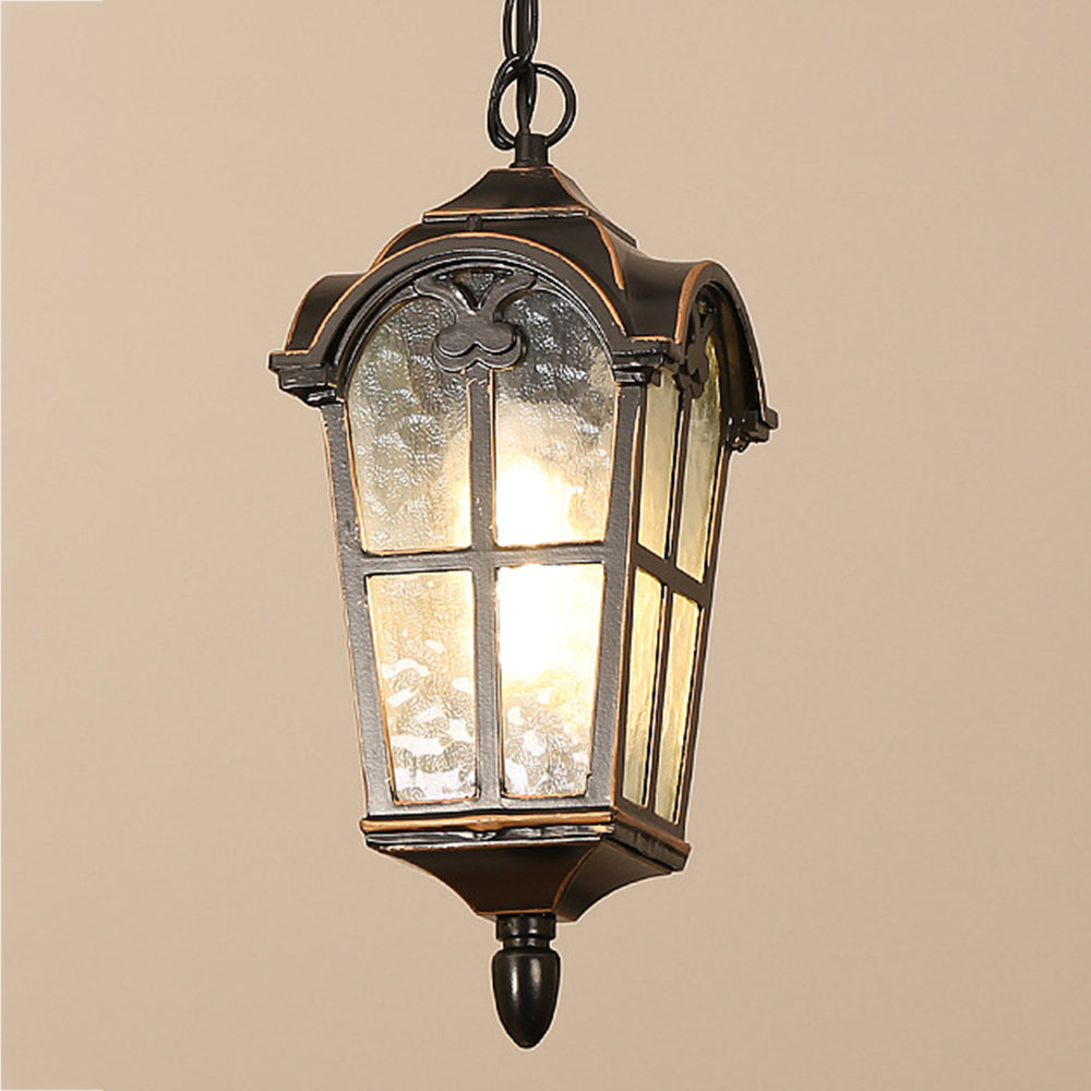 Outdoor Lighting Under Roof - Outdoor chandelier waterproof Chinese retro garden