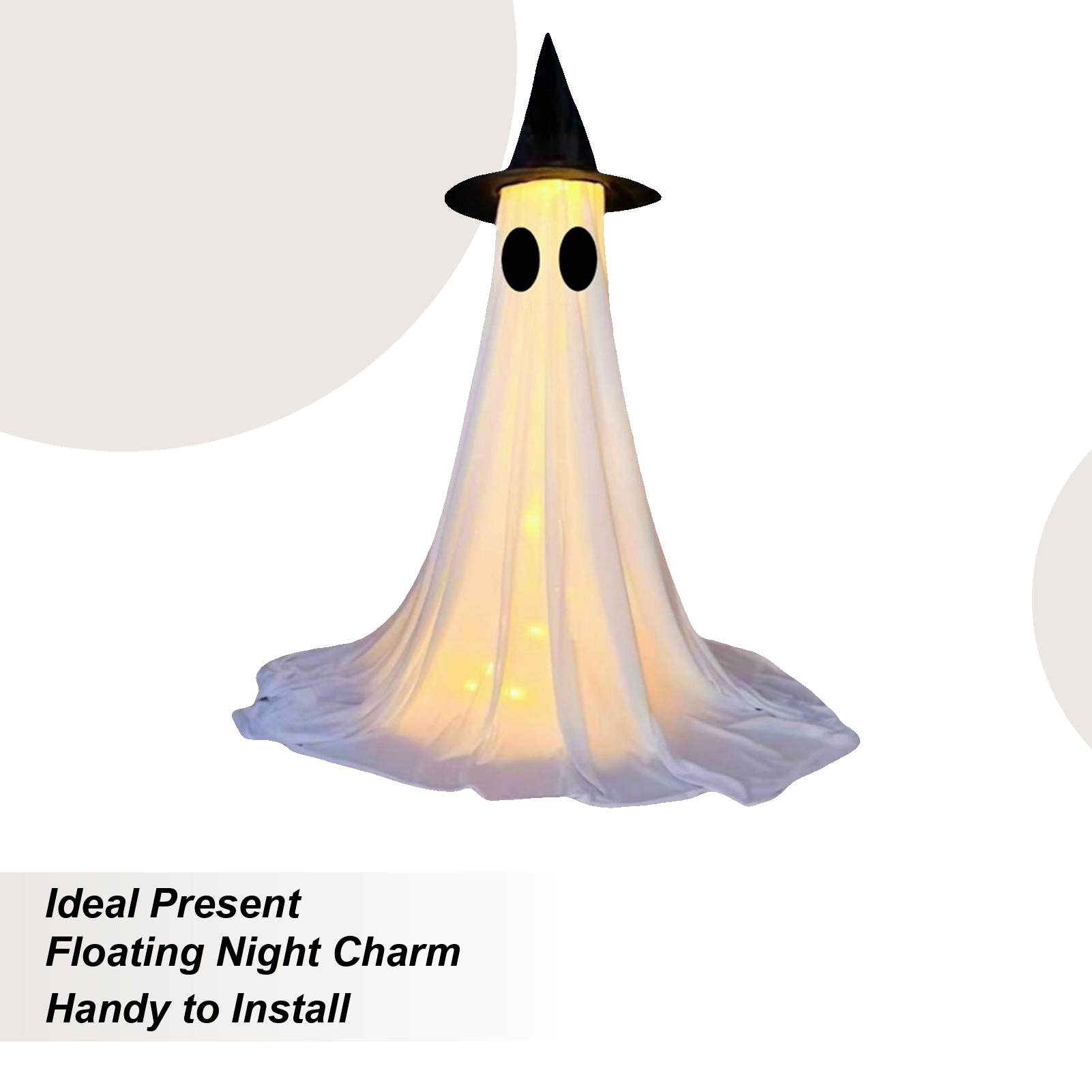 Outdoor Lighting Halloween - Ghost Light Up Decor Outdoor Holiday