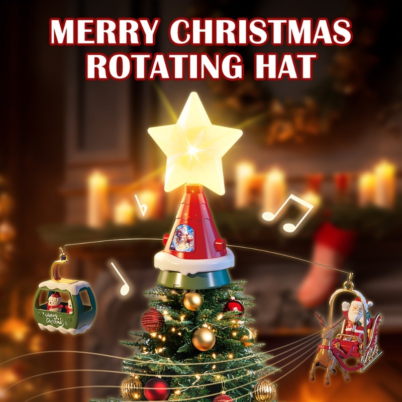 Christmas Tree Top Rotating Ca - Outdoor Lighting Tree 评论和价格