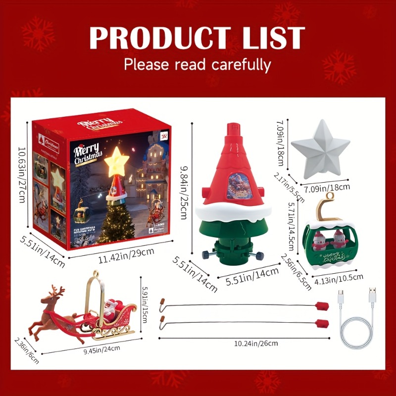 Christmas Tree Top Rotating Ca - Outdoor Lighting Tree 评论和价格