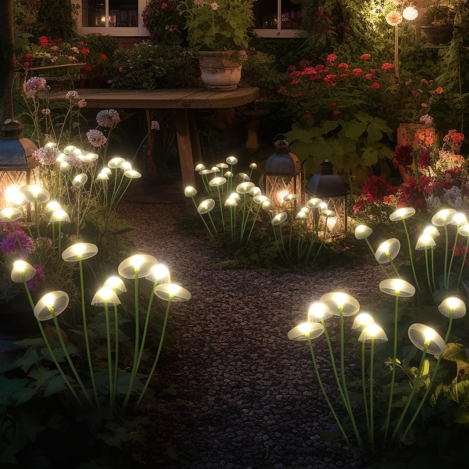 LED Solar Jellyfish Mushroom L - Outdoor Lighting Jellyfish 评论和价格