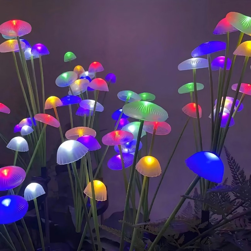 Solar Lawn Mushroom Jellyfish  - Outdoor Lighting Jellyfish 评论和价格