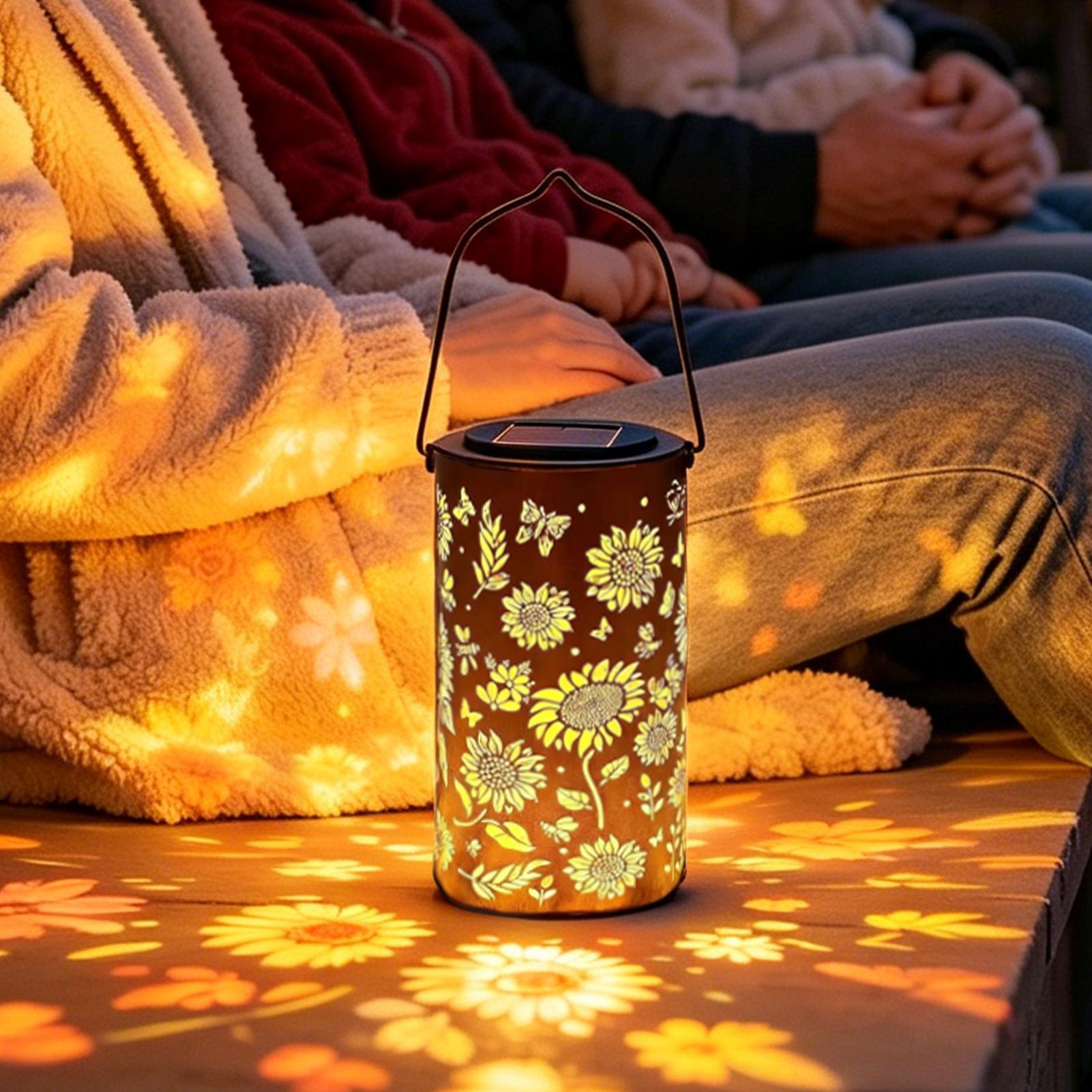Sunflower Solar Lantern Weathe - Outdoor Lighting Tree 评论和价格