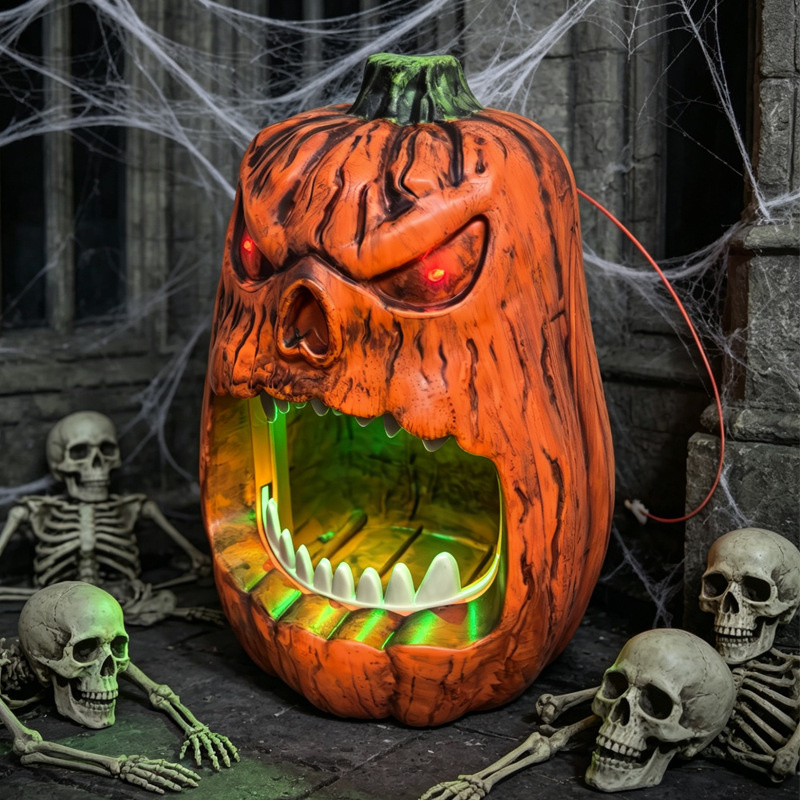 Halloween LED Lighted Pumpkin  - Outdoor Lighting Halloween 评论和价格