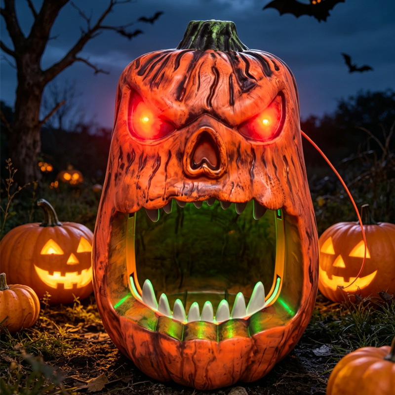 Halloween LED Lighted Pumpkin  - Outdoor Lighting Halloween 评论和价格