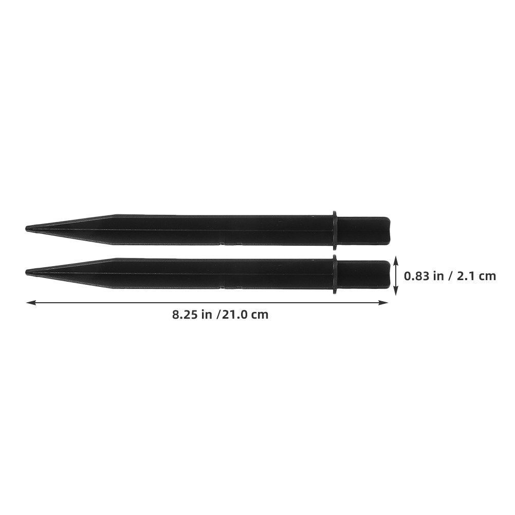 15Pcs Black Ground Stakes for  - Outdoor Lighting Ground 评论和价格
