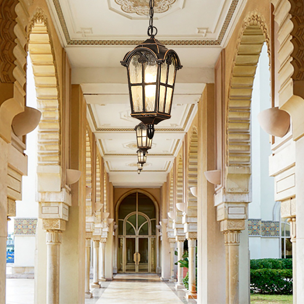 Outdoor chandelier waterproof  - Outdoor Lighting Under Roof 评论和价格