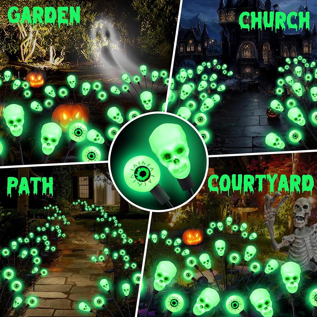 Solar Lawn Lights Outdoor Hall - Outdoor Lighting Halloween 评论和价格