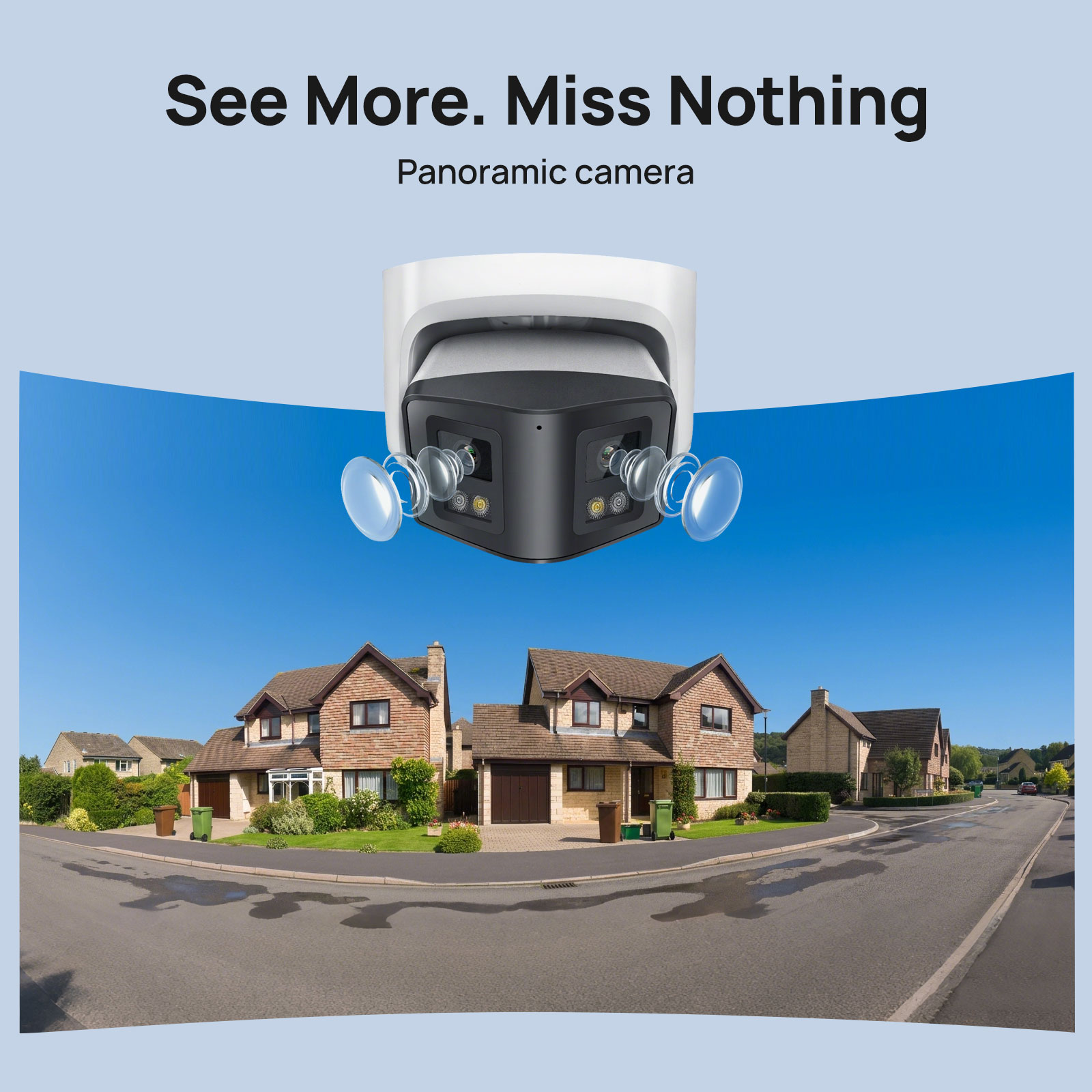 Vikylin 4MP Panoramic Smart Du - Outdoor Lighting Under Roof 评论和价格