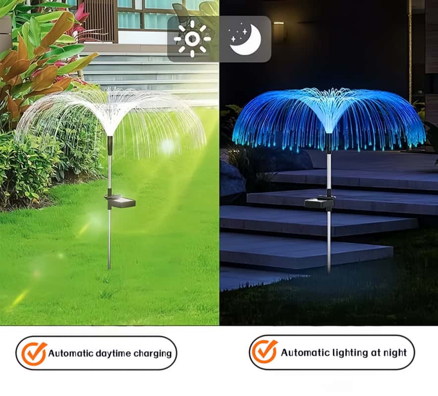 5 Pcs Solar Jellyfish LED Ligh - Outdoor Lighting Jellyfish 评论和价格