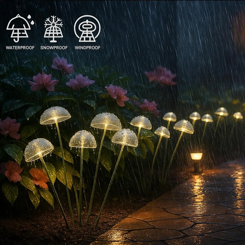 6LEDS Solar Mushroom Ambient L - Outdoor Lighting Jellyfish 评论和价格