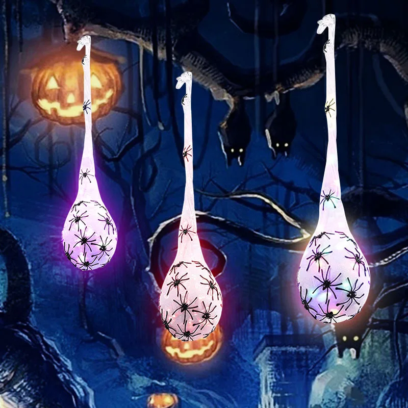 1-3Pcs Halloween Light Spider  - Outdoor Lighting Tree 评论和价格