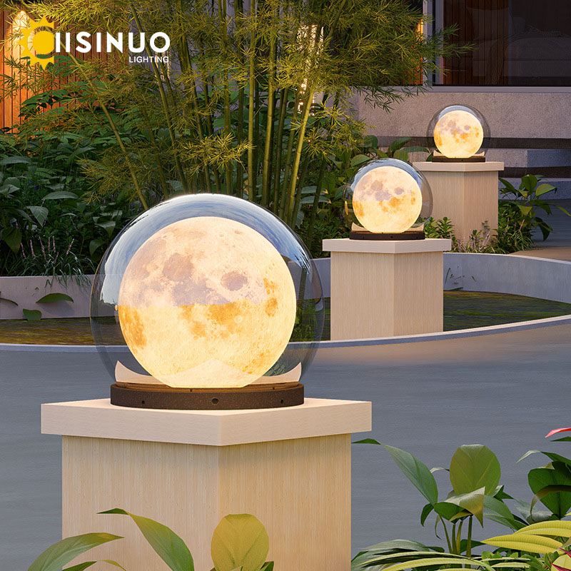 Creative Moon Pillar Lights Ou - Outdoor Lighting Year Round 评论和价格