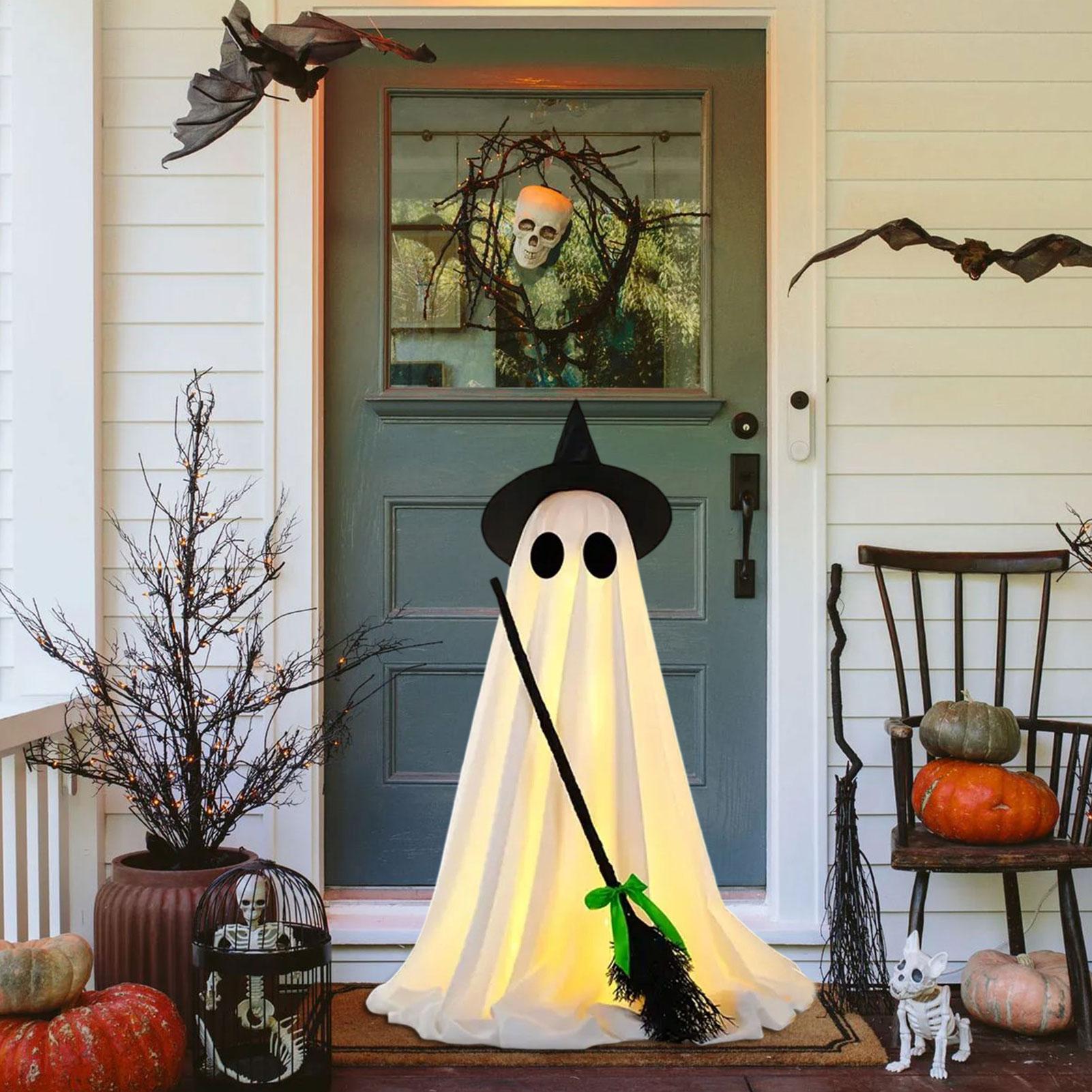 Light Up Ghost Decorations Out - Outdoor Lighting Halloween 评论和价格