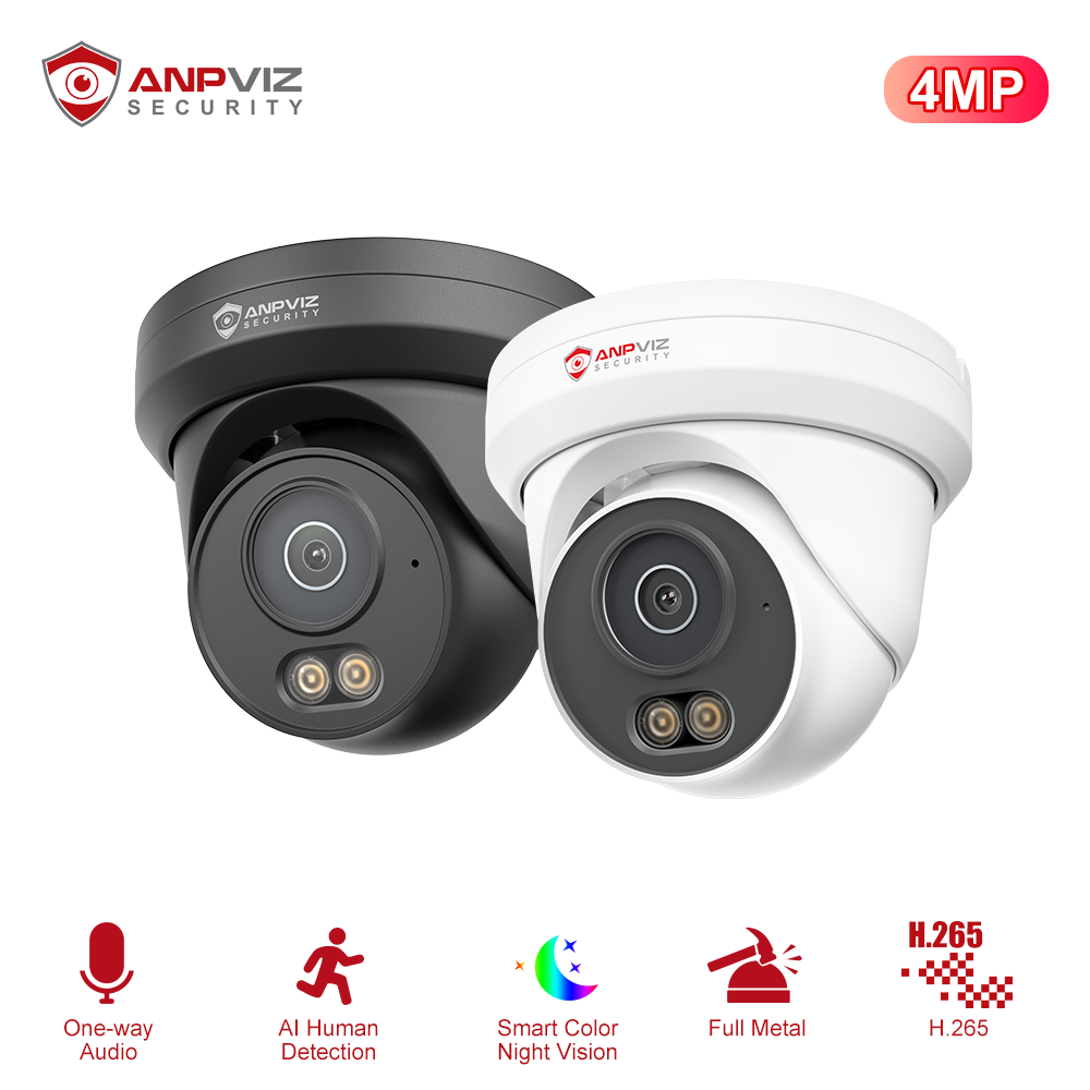 Anpviz 4MP PoE Camera Full Met - Outdoor Lighting Under Roof 评论和价格