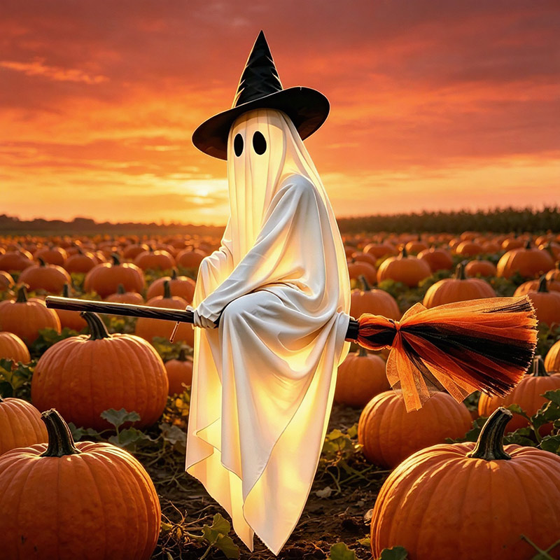 Halloween Flying Brooms And Gh - Outdoor Lighting Halloween 评论和价格