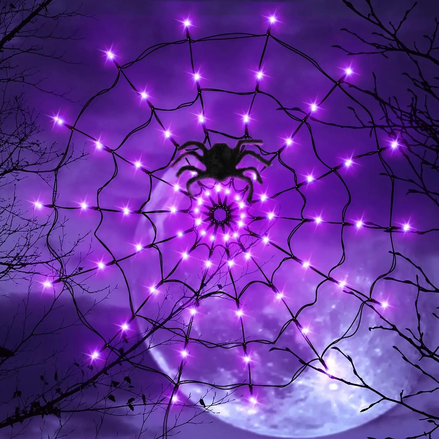Halloween LED String Light Spi - Outdoor Lighting Halloween 评论和价格