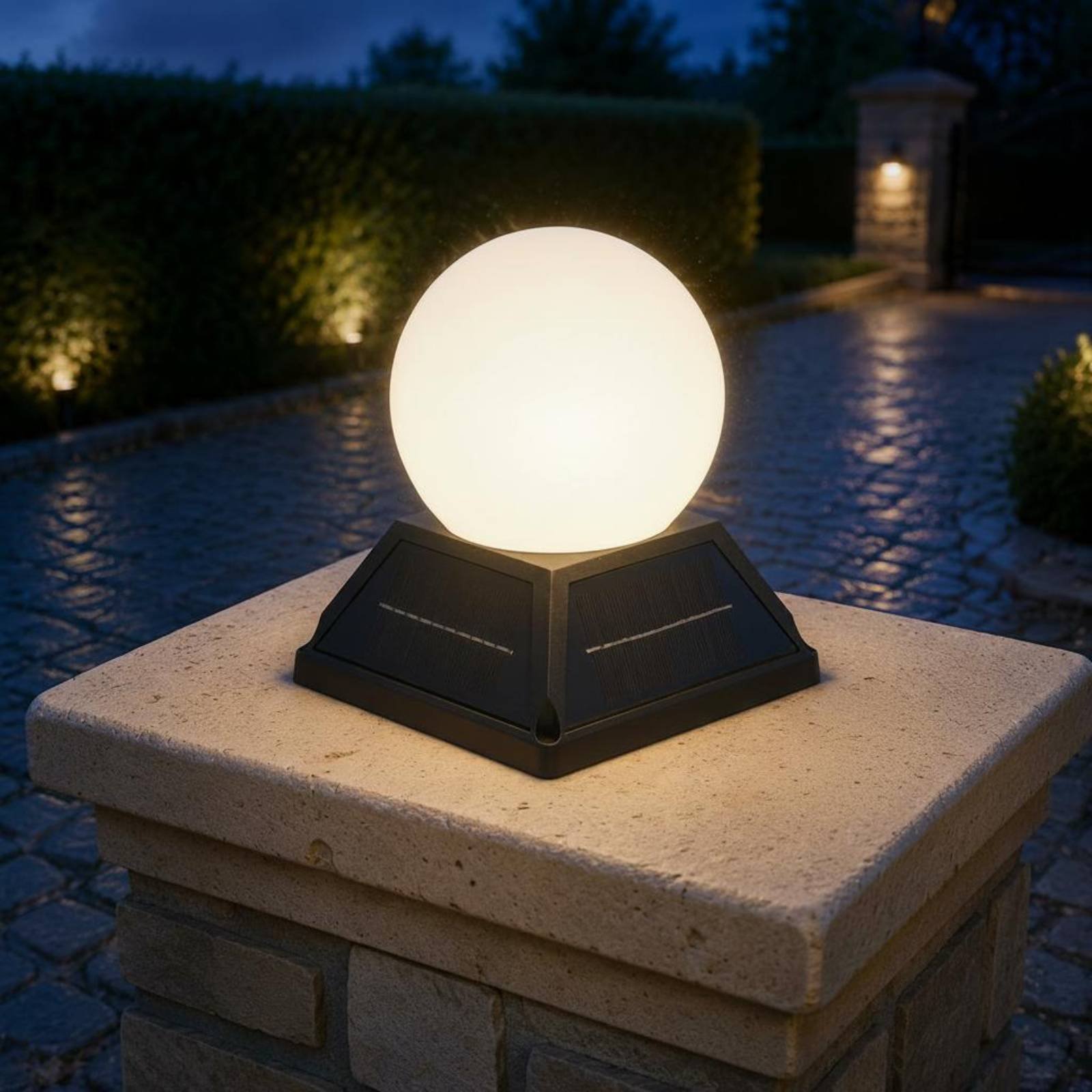 Solar Post Cap Light Wireless  - Outdoor Lighting Controller 评论和价格