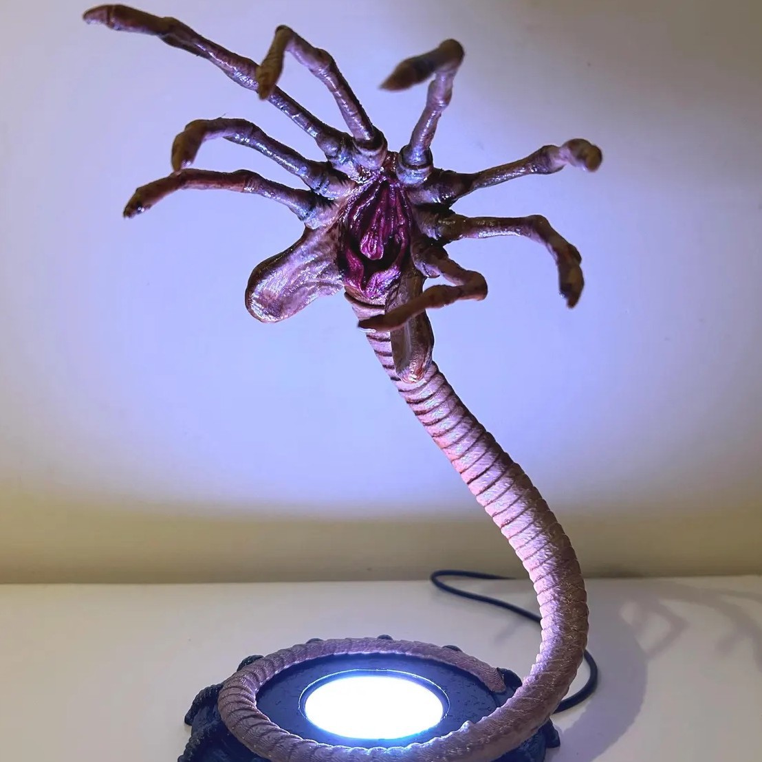 Alien Facehugger Lamp Nightlig - Outdoor Lighting Halloween 评论和价格