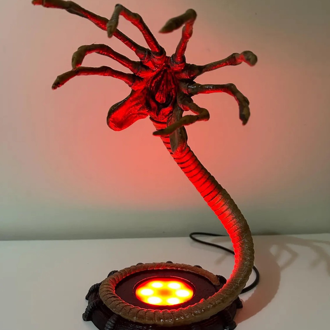 Alien Facehugger Lamp Nightlig - Outdoor Lighting Halloween 评论和价格