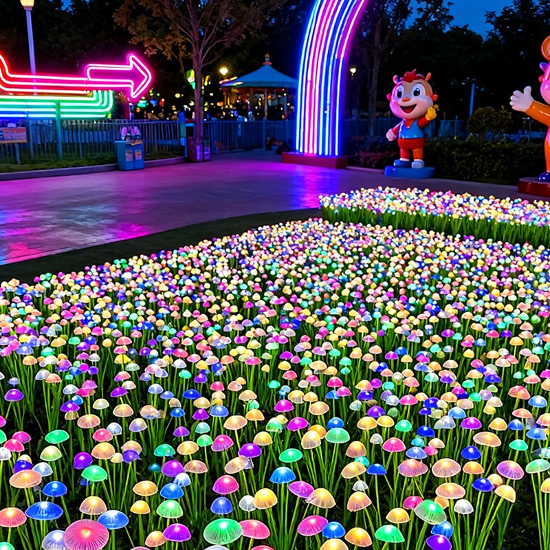 Solar Jellyfish Mushroom Light - Outdoor Lighting Jellyfish 评论和价格