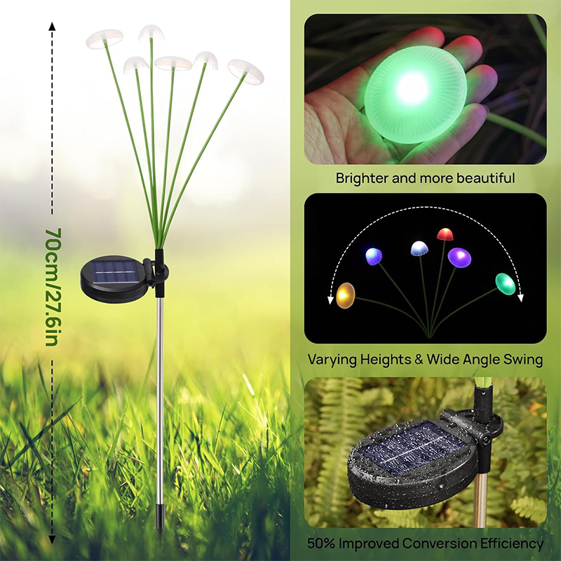 LED Solar Sway Lights Waterpro - Outdoor Lighting Jellyfish 评论和价格