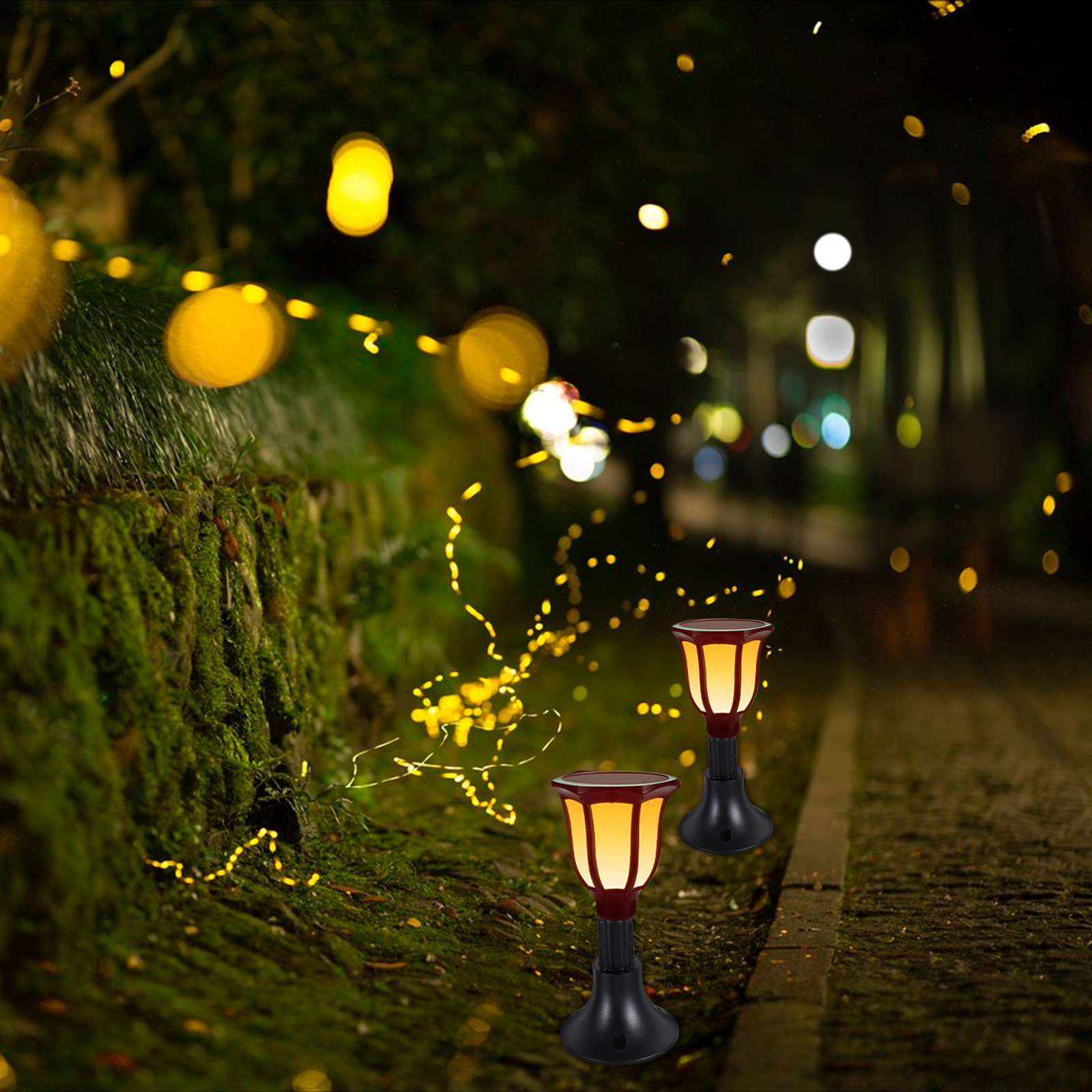 10Pcs Garden Light Base Solar  - Outdoor Lighting Ground 评论和价格