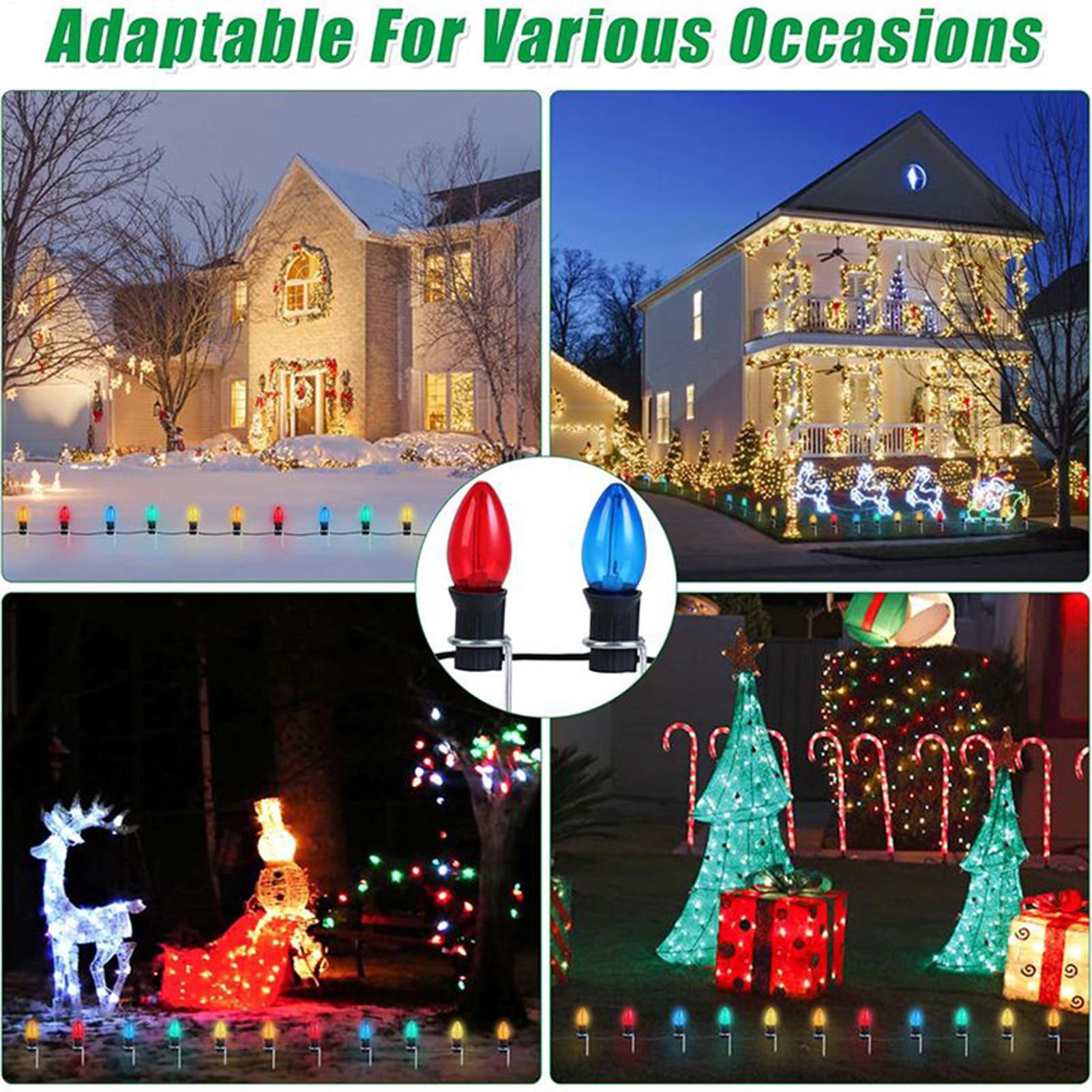 Christmas Light Stakes 12-Inch - Outdoor Lighting Ground 评论和价格