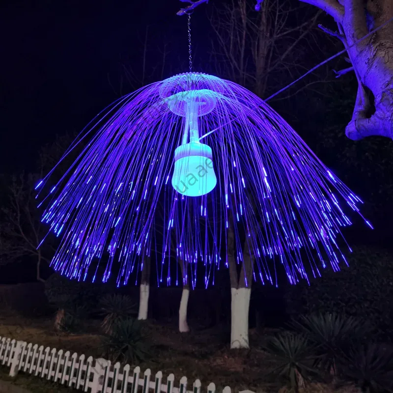 Double-layer Fiber Optic Jelly - Outdoor Lighting Jellyfish 评论和价格