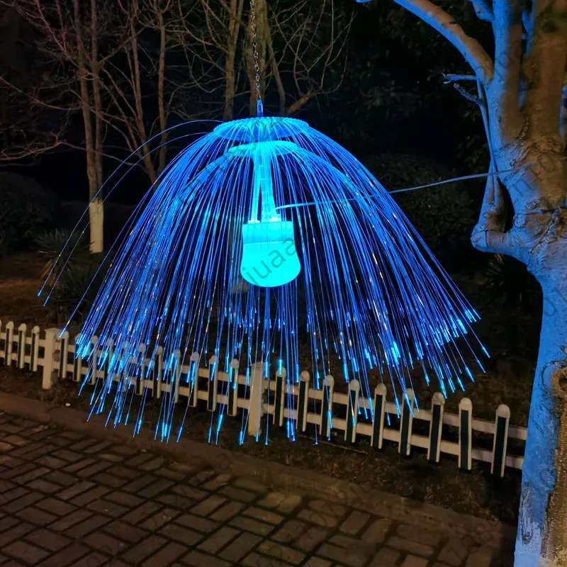 Double-layer Fiber Optic Jelly - Outdoor Lighting Jellyfish 评论和价格