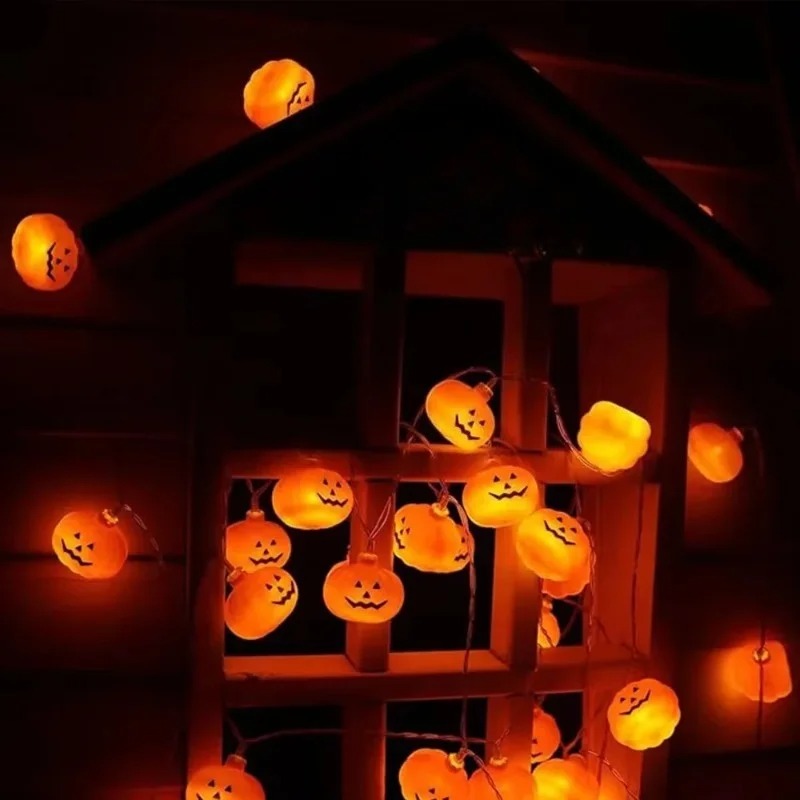 Pumpkin Halloween String Light - Outdoor Lighting Halloween 评论和价格