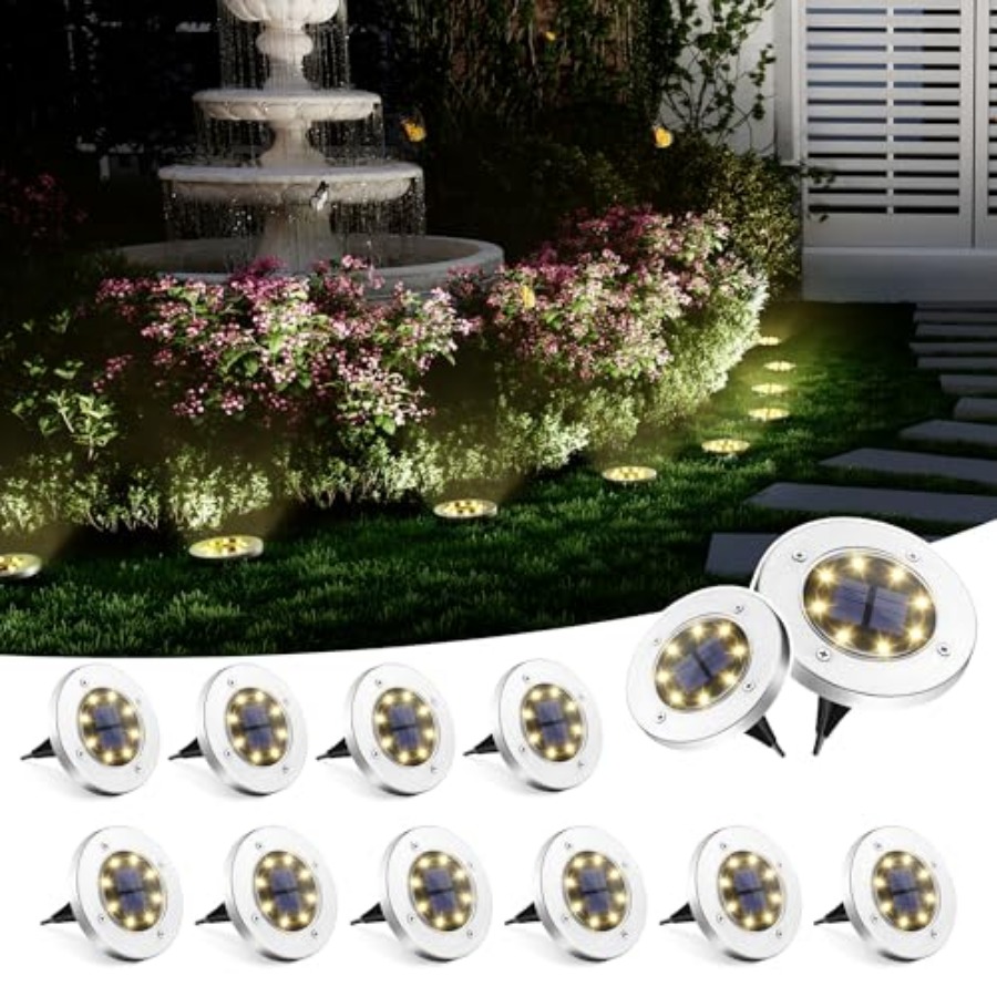 Solar Ground Lights Solar Ligh - Outdoor Lighting Ground 评论和价格